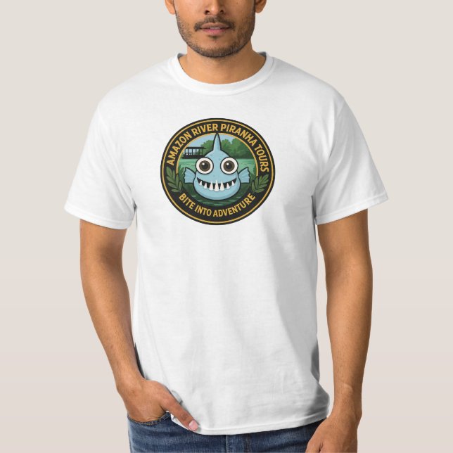 Amazon River Piranha Tours T-Shirt (Front)