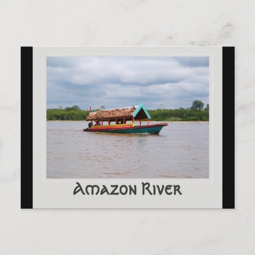 Amazon River Postcard