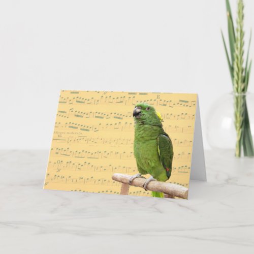 Amazon Singing Large Note Card