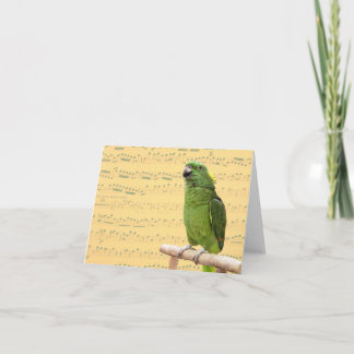 Amazon Singing Small Note Card