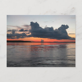 Amazon Sunset, Peru Postcard