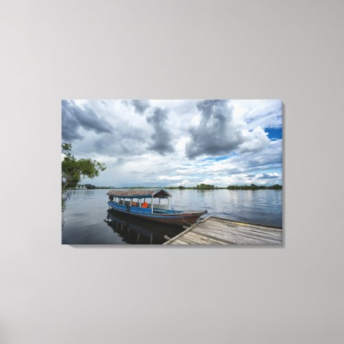 Amazon Tourist Boat Canvas Print