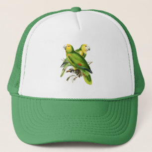 Amazona Parrots - vintage birds Trucker Hat