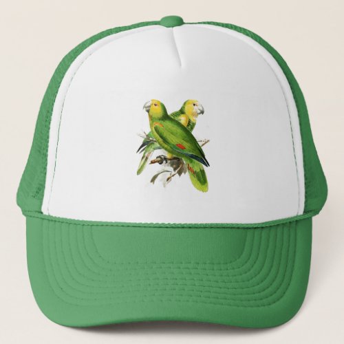 Amazona Parrots _  vintage birds Trucker Hat
