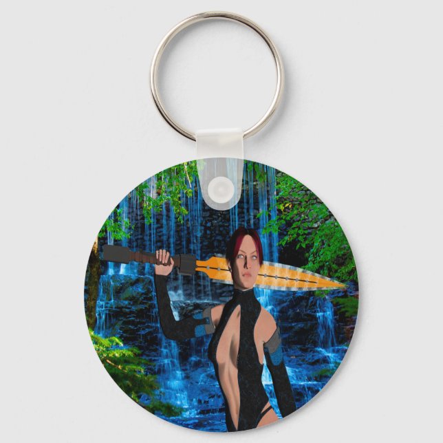Amazonian Woman Keychain (Front)