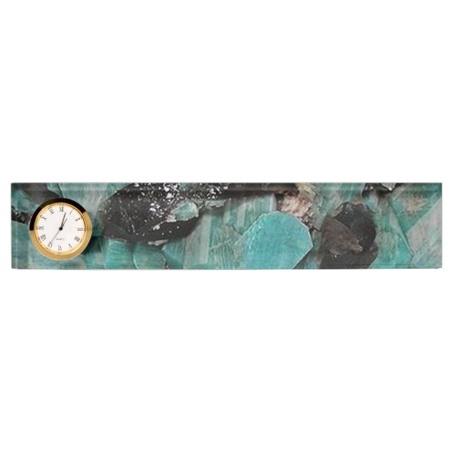 Amazonite Desk Name Plate (Front)