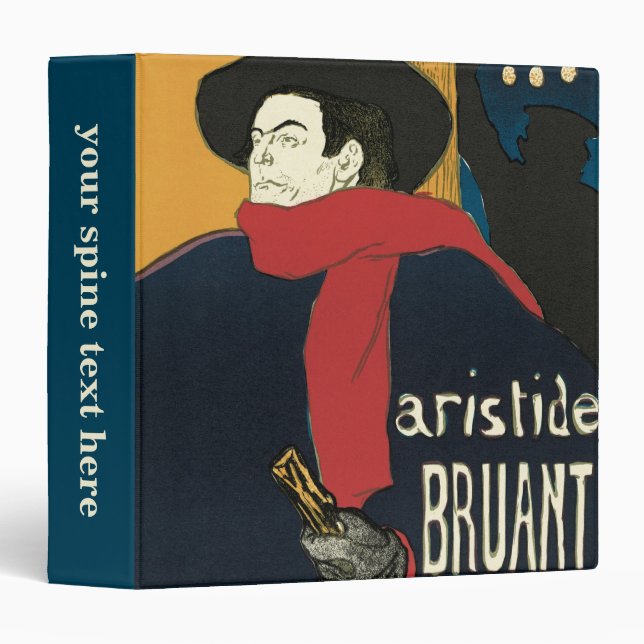 Ambassadeurs, Artistide Bruant by Toulouse Lautrec Binder (Front/Spine)