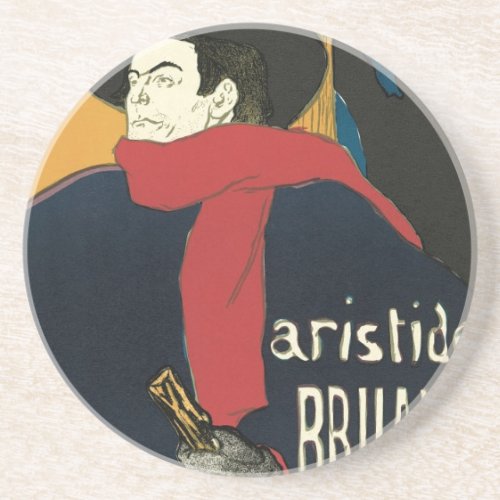 Ambassadeurs Artistide Bruant by Toulouse Lautrec Coaster