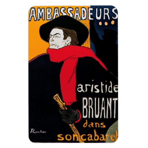 Ambassadeurs by Toulouse_Lautrec Magnet