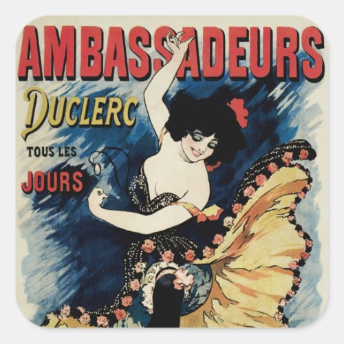 Ambassadeurs Square Sticker