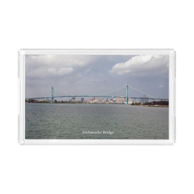 Ambassador Bridge acrylic tray (Front)