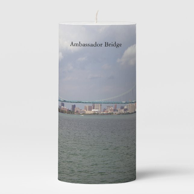 Ambassador Bridge candle (Front)
