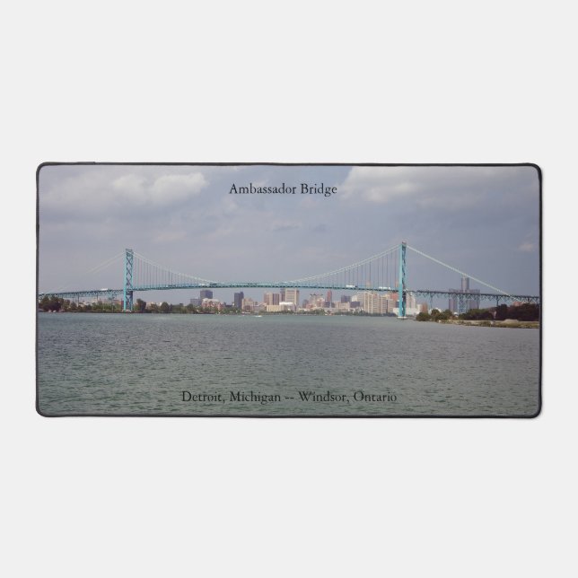 Ambassador Bridge desk mat (Front)