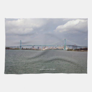 Ambassador Bridge kitchen towel