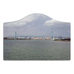 Ambassador Bridge sign