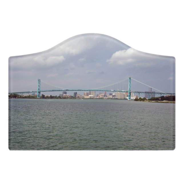 Ambassador Bridge sign (Small Crest Front)