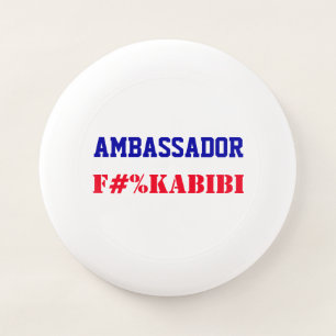 Ambassador F#%KABIBI Mike Huckabee Traitor to USA  Wham-O Frisbee