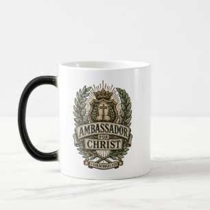 Ambassador For Christ Christian Cross Scripture Color Morph Mug