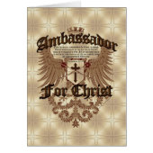 Ambassador For Christ, Corinthians Bible Verse (Front)