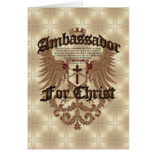 Ambassador For Christ Corinthians Bible Verse