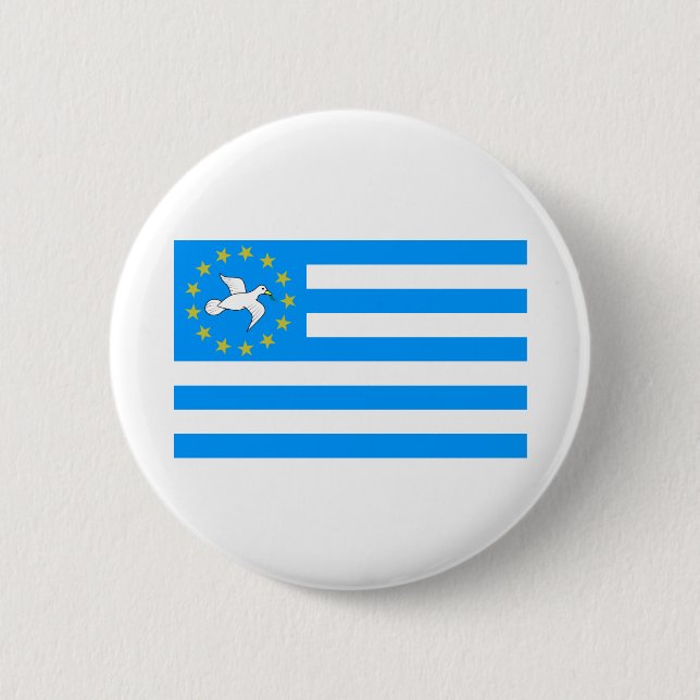 Ambazonia - Amba Land - Flag of Southern Cameroons Button (Front)