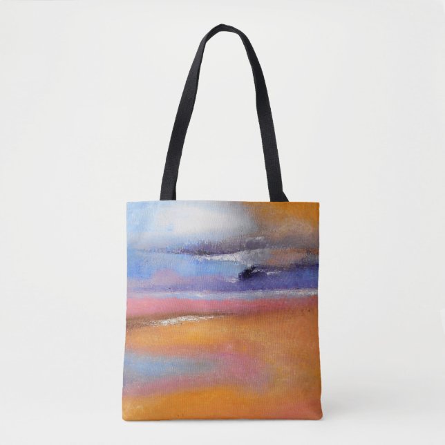 Amber Abstract Tote Bag (Front)