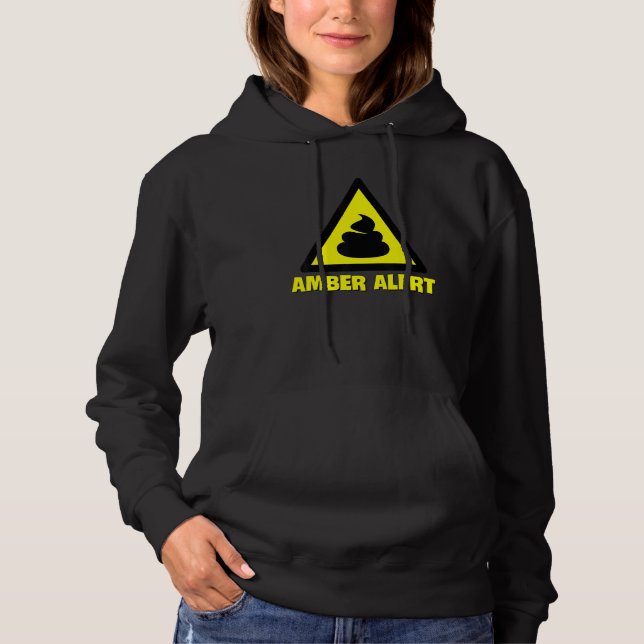 Amber Alert  Warning Hoodie (Front)