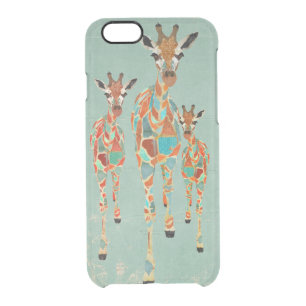 AMBER & AZURE GIRAFFES iPhone Case