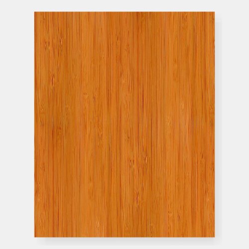 Amber Bamboo Wood Grain Look Foam Board