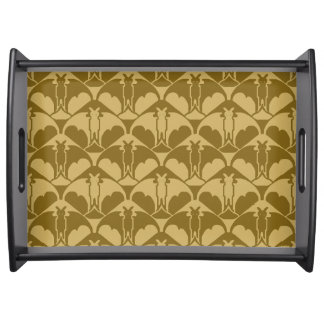 Amber Batty Large Black Serving Tray