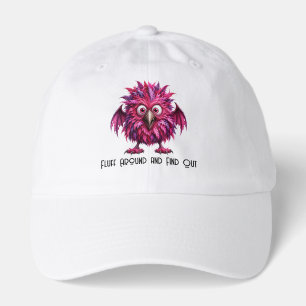 Amber - Big-Eyed Feathered Menace Hat