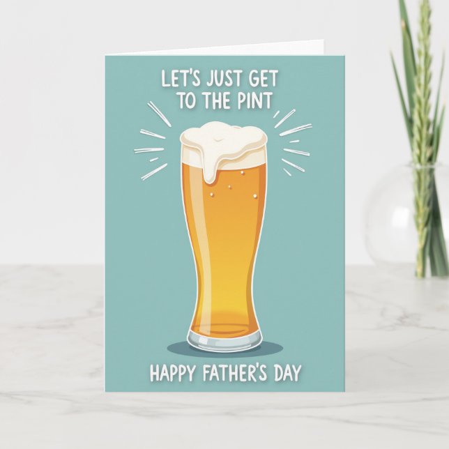 Amber Brew Sweet Fathers Day Card (Front)