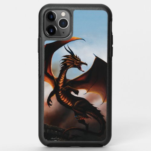 Amber Dragon Fantasy OtterBox Symmetry iPhone 11 Pro Max Case