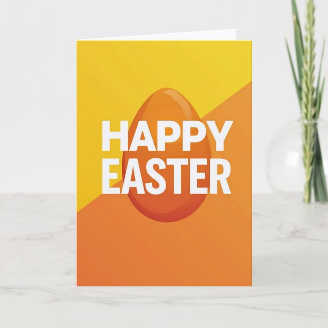 Amber Easter Egg Card (Front)