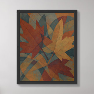 Amber Echo of Autumn Framed Art