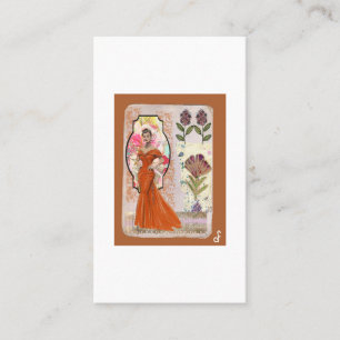 Amber Elegance Business Card