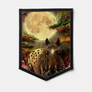 Amber Equine Aura Pennant