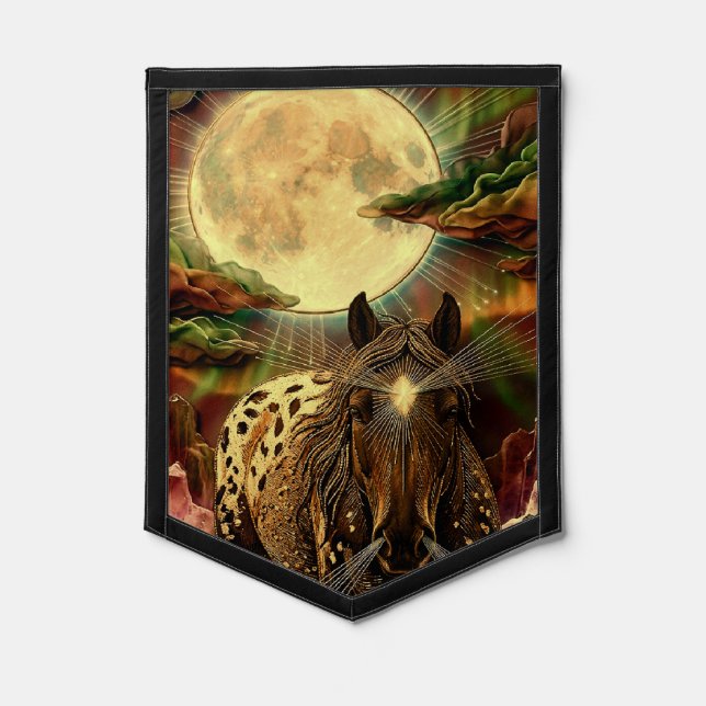 Amber Equine Aura Pennant (Front)