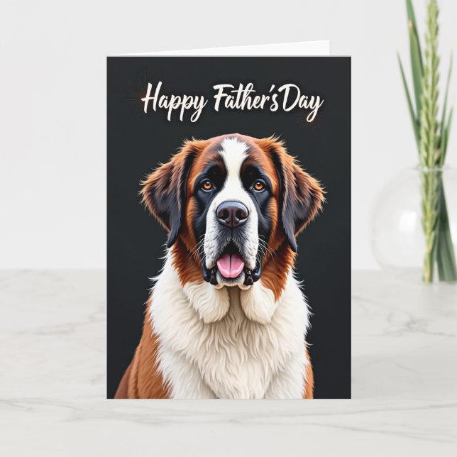 Amber Eyed Fathers Day Card (Front)