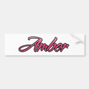 Amber faded pink Aufkleber Sticker