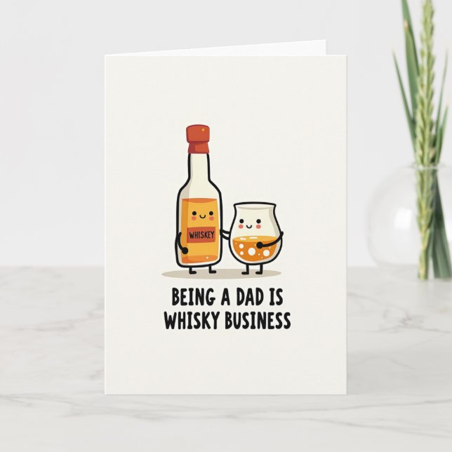 Amber Fatherhood Toast Card (Front)