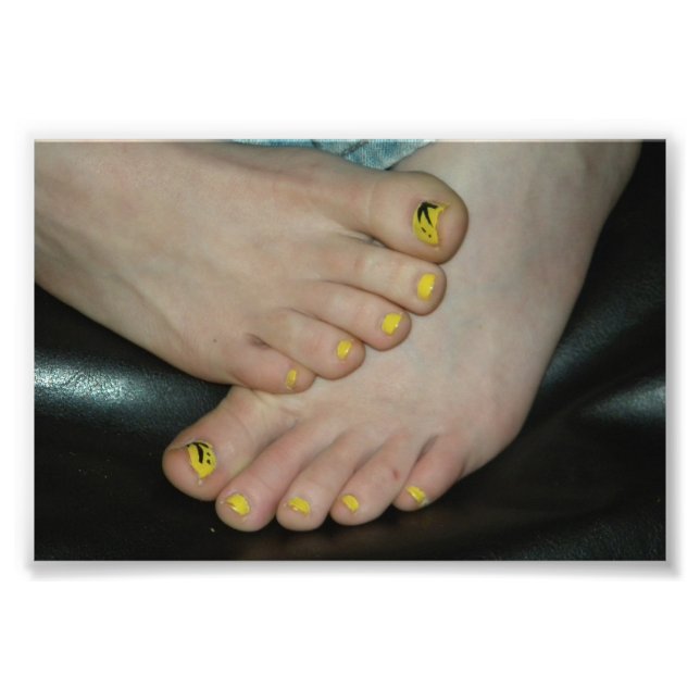 Amber Feet Photo Print (Front)