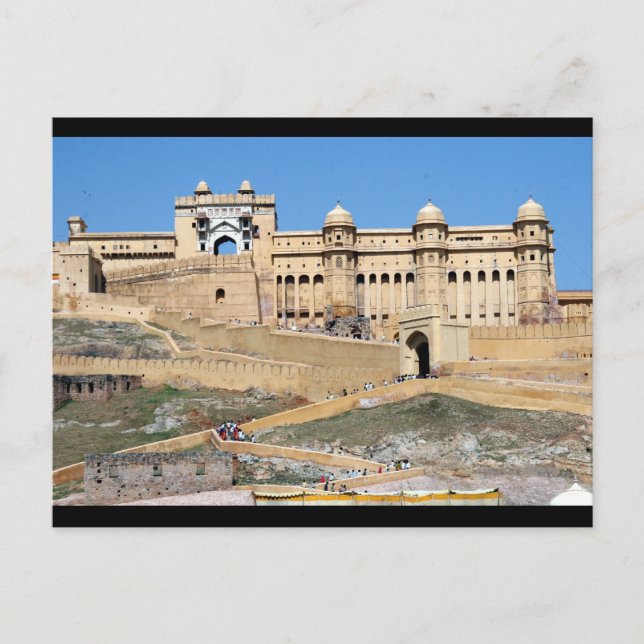 amber fort border postcard (Front)