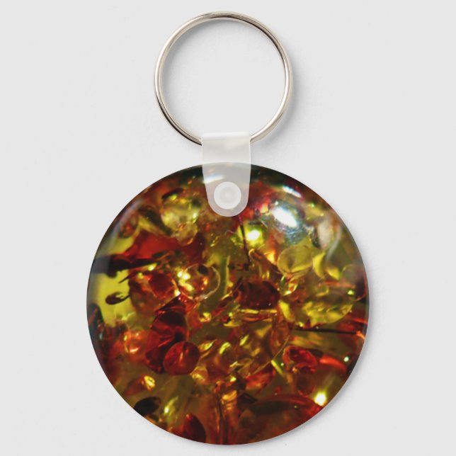 Amber Fossil Keychain (Front)