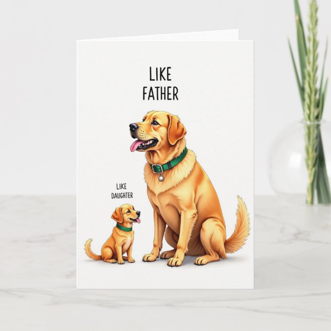 Amber Fur Fathers Day Card (Front)