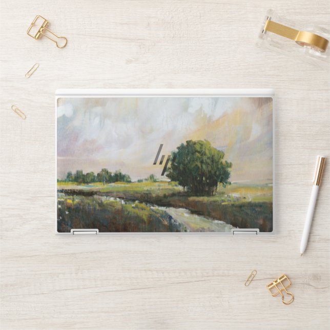 Amber Glow II HP Laptop Skin (Desk)