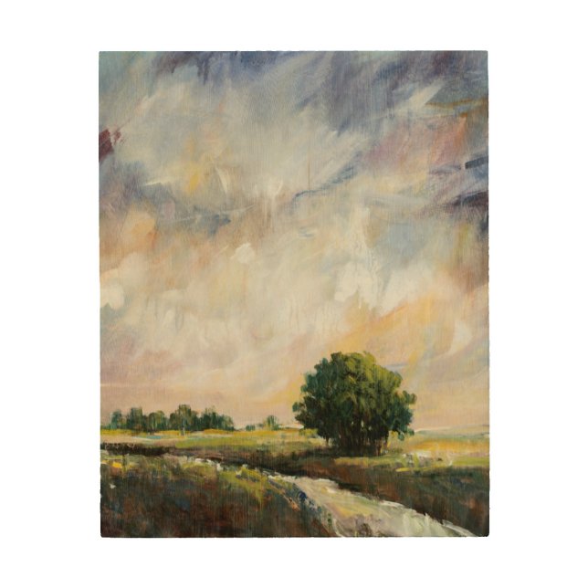 Amber Glow II Wood Wall Decor (Front)