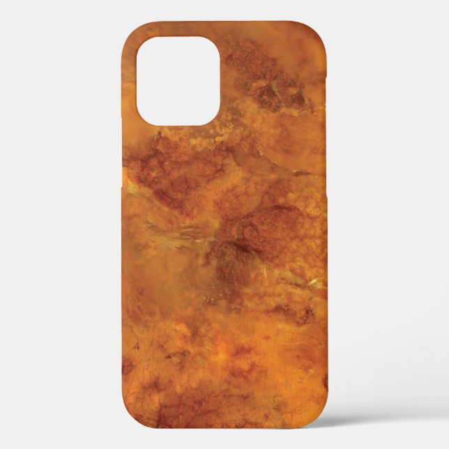 Amber Golden brown marble Case-Mate iPhone Case (Back)