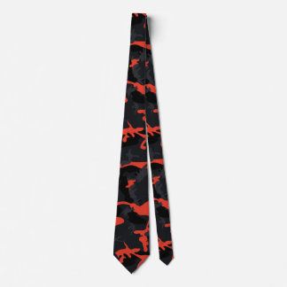 Amber Highlights Camo Neck Tie