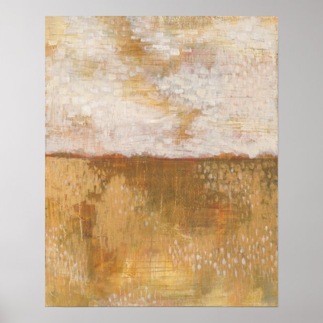 Amber Horizon Abstract Print | Melissa Averinos (Front)